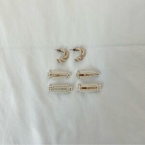 ASSORTMENT OF ELEGANT PEARL & GOLD ACCESSORIES!